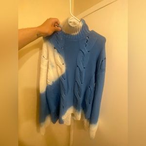 Off-white tie dye cable knit sweater size 42 it